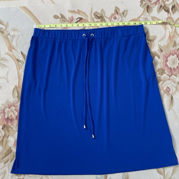 Susan Graver Royal Blue Skirt 1X - Picture 3 of 6